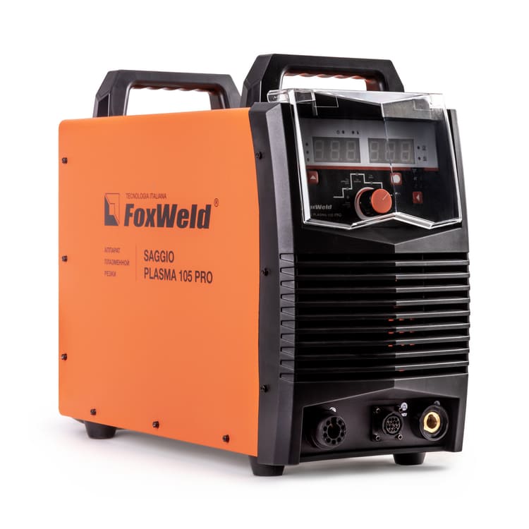 вид модели аппарат плазменной резки foxweld saggio plasma 105 pro