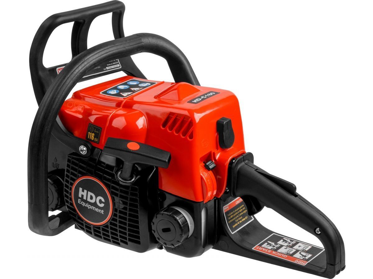 Бензопила HDC HD-C180 без шины и цепи вид модели бензопила hdc hd-c180 без шины и цепи