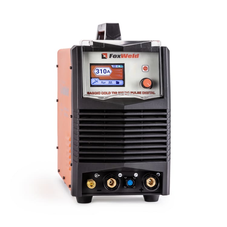 общий вид модели аппарат аргонодуговой сварки foxweld saggio cold tig 310 dc pulse digital
