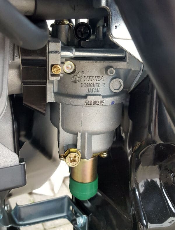 вид модели генератор бензиновый hyundai hhy 9550fe-ats