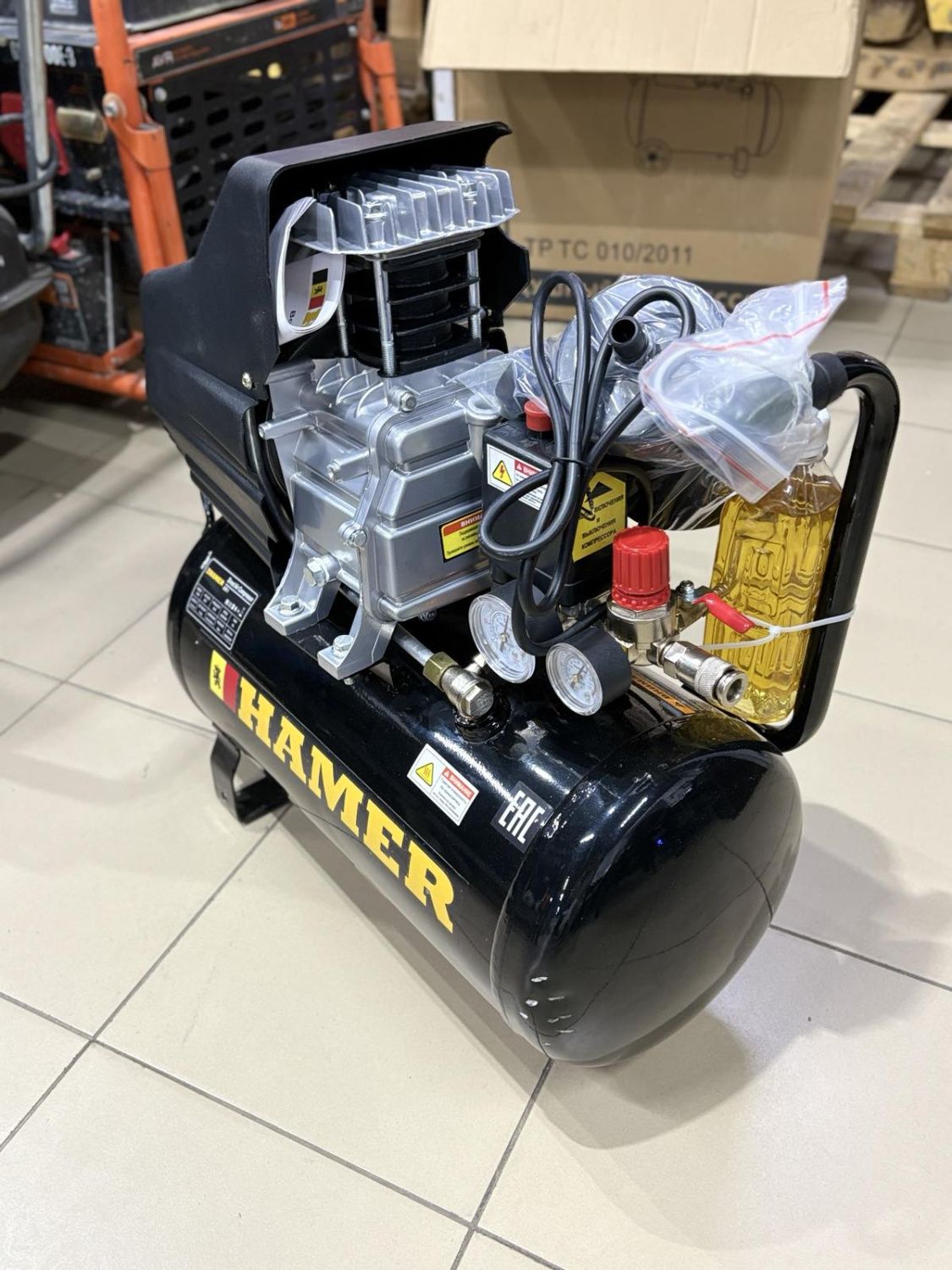 вид модели компрессор hamer air-1 (0154u) уценка