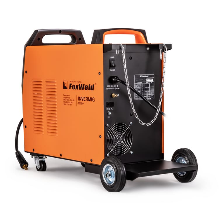 вид модели сварочный полуавтомат foxweld invermig 250 dp