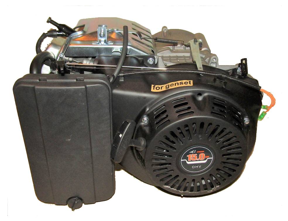 общий вид модели двигатель бензиновый tss km420c-v