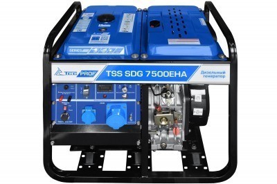 Дизель генератор TSS SDG 7500EHA вид модели дизель генератор tss sdg 7500eha