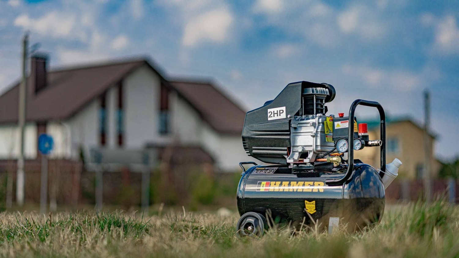 Компрессор HAMER AIR-1 (24L) вид модели компрессор hamer air-1 (24l)