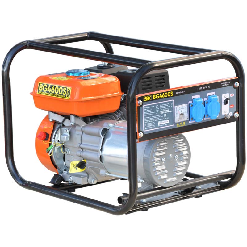 Электростанция SBK BG4600S вид модели электростанция sbk bg4600s