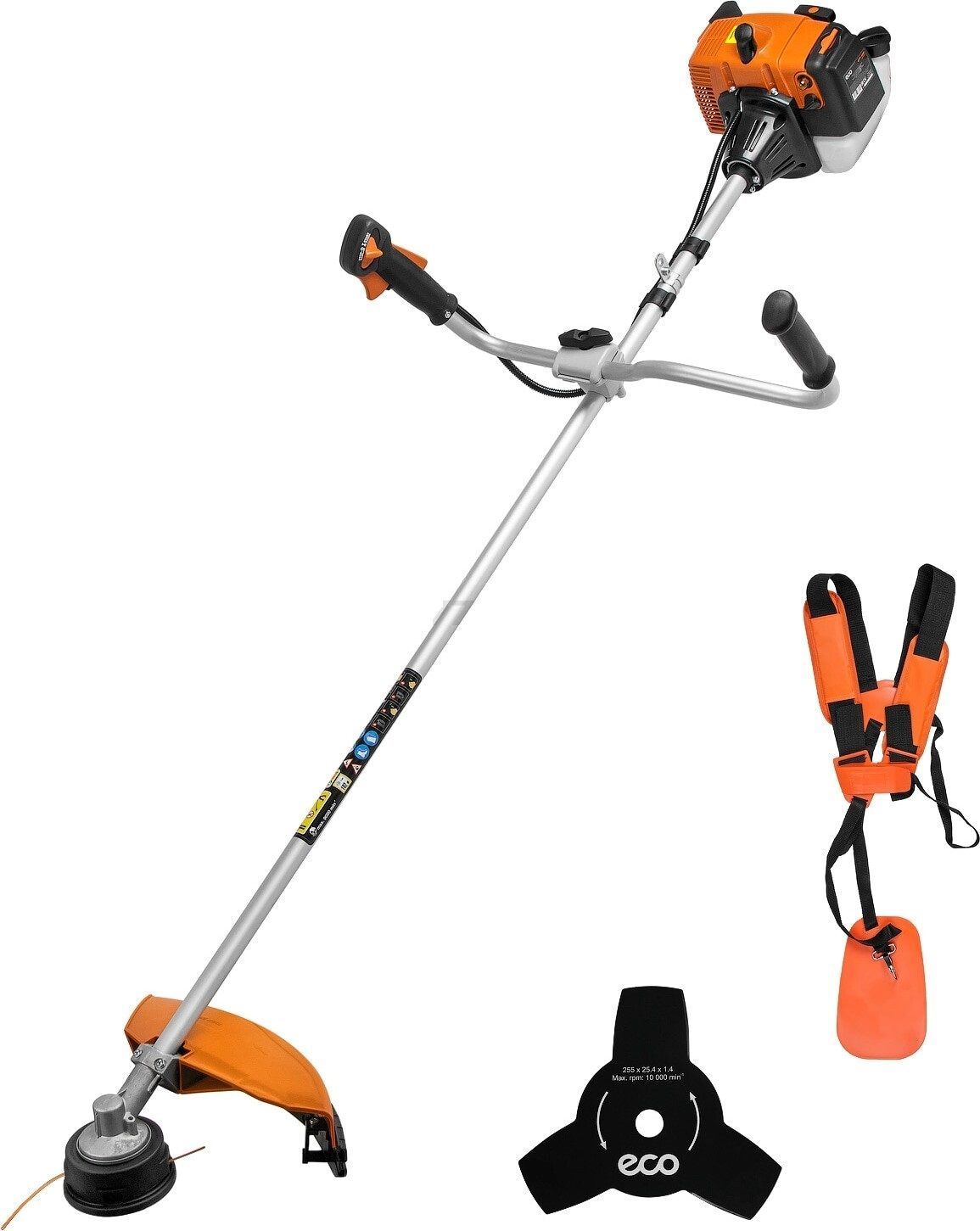 Мотокоса ECO GTP-120F (триммер бензиновый) вид модели мотокоса eco gtp-120f (триммер бензиновый)