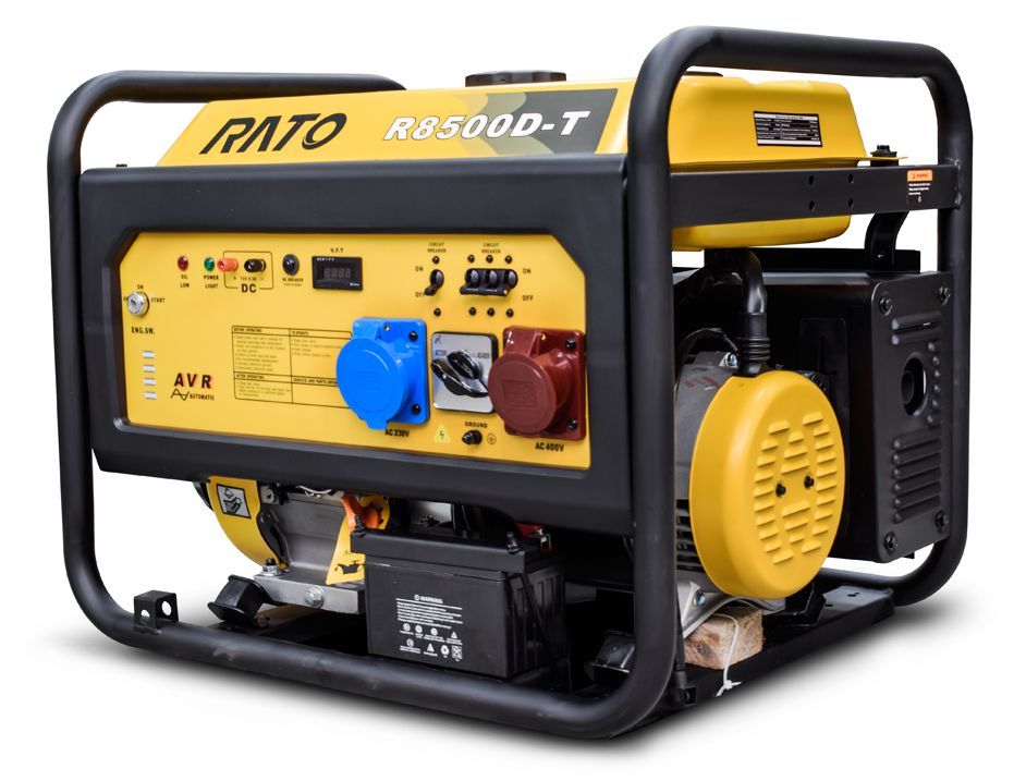 общий вид модели генератор бензиновый rato r8500d-t