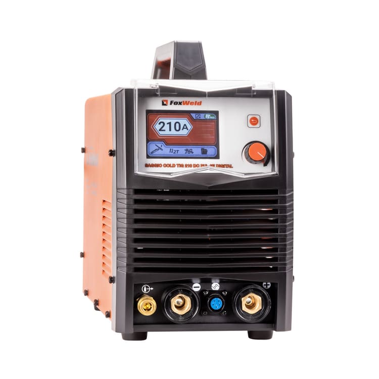 общий вид модели аппарат аргонодуговой сварки foxweld saggio cold tig 210 dc pulse digital