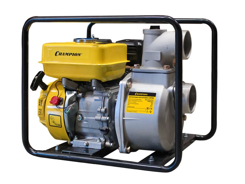 Мотопомпа бензиновая Champion GP80 вид модели мотопомпа бензиновая champion gp80