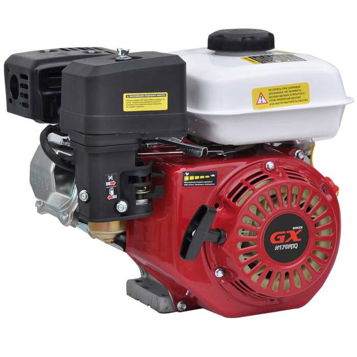 Двигатель бензиновый Skiper N170F(K) (D=20 мм) вид модели двигатель бензиновый skiper n170f(k) (d=20 мм)