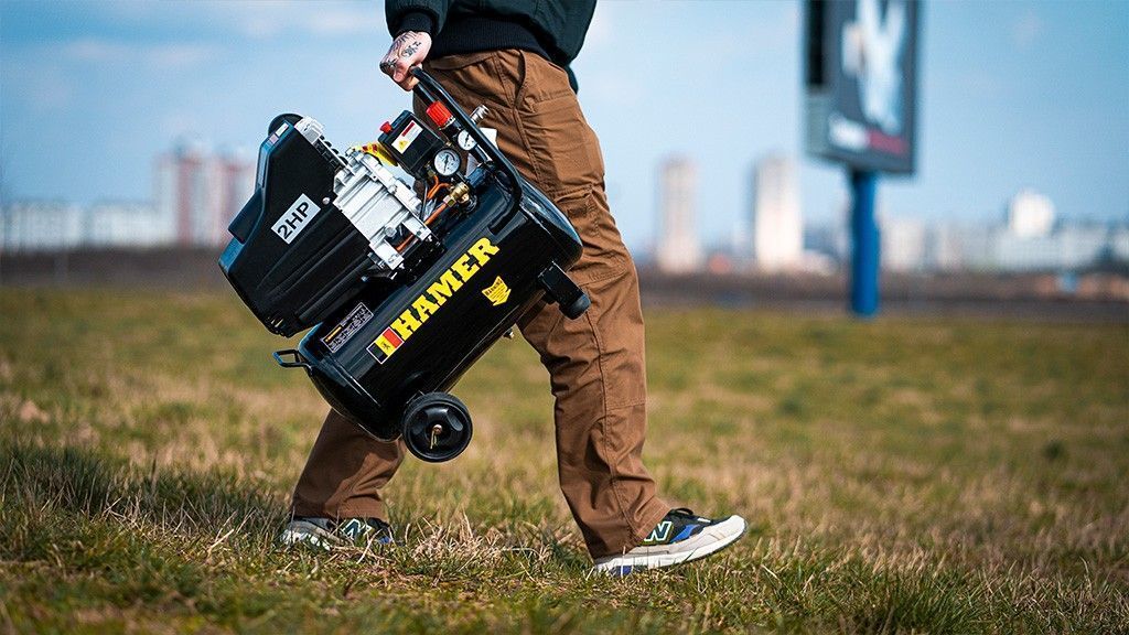 вид модели компрессор hamer air-1 (0154u) уценка