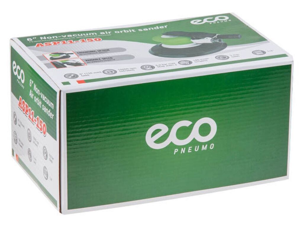 Пневмошлифмашина эксцентриковая ECO ASP11-150 вид модели пневмошлифмашина эксцентриковая eco asp11-150