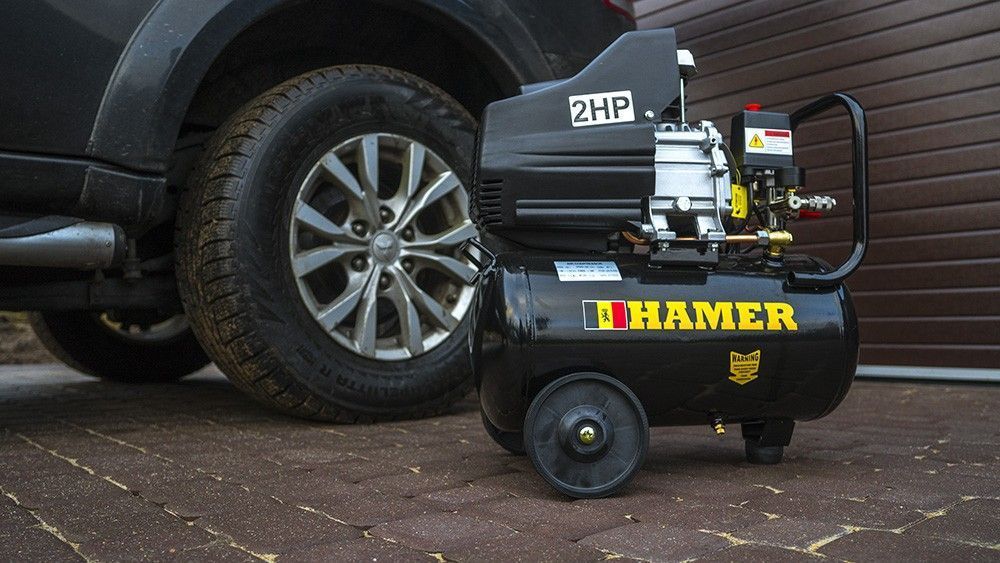 вид модели компрессор hamer air-1 (0155u) уценка