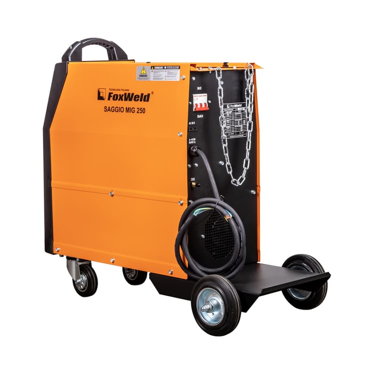 Сварочный полуавтомат Foxweld Saggio Mig 250 вид модели сварочный полуавтомат foxweld saggio mig 250