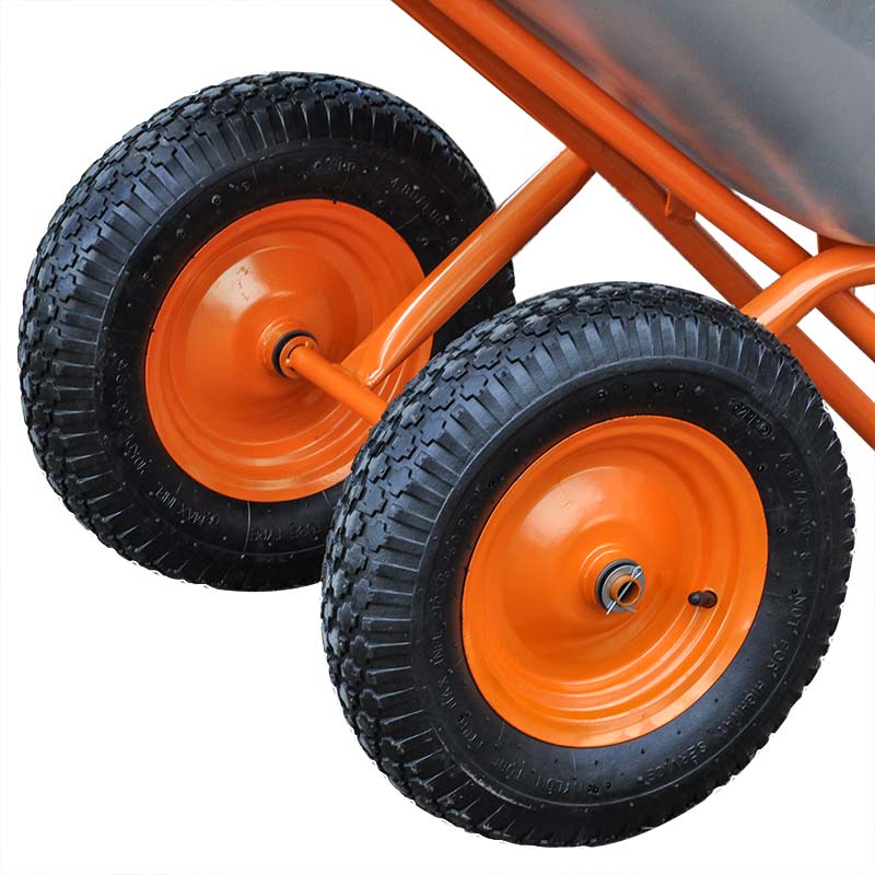 вид модели тачка строительная brado 2x130 expert pro