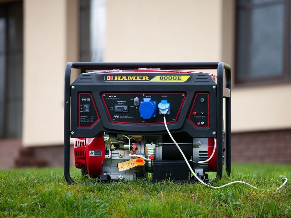 Бензогенератор HAMER 8000E вид модели бензогенератор hamer 8000e