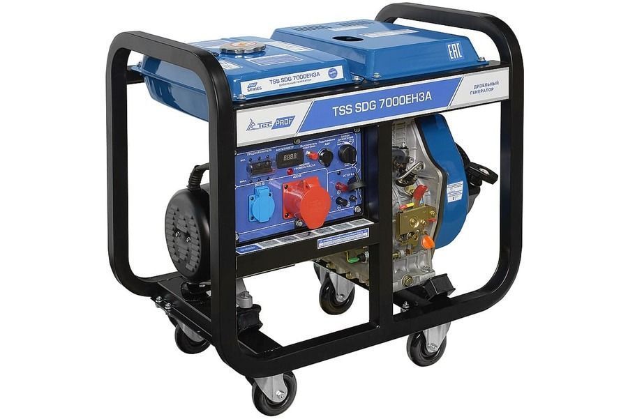 вид модели дизель генератор tss sdg 7000eh3a