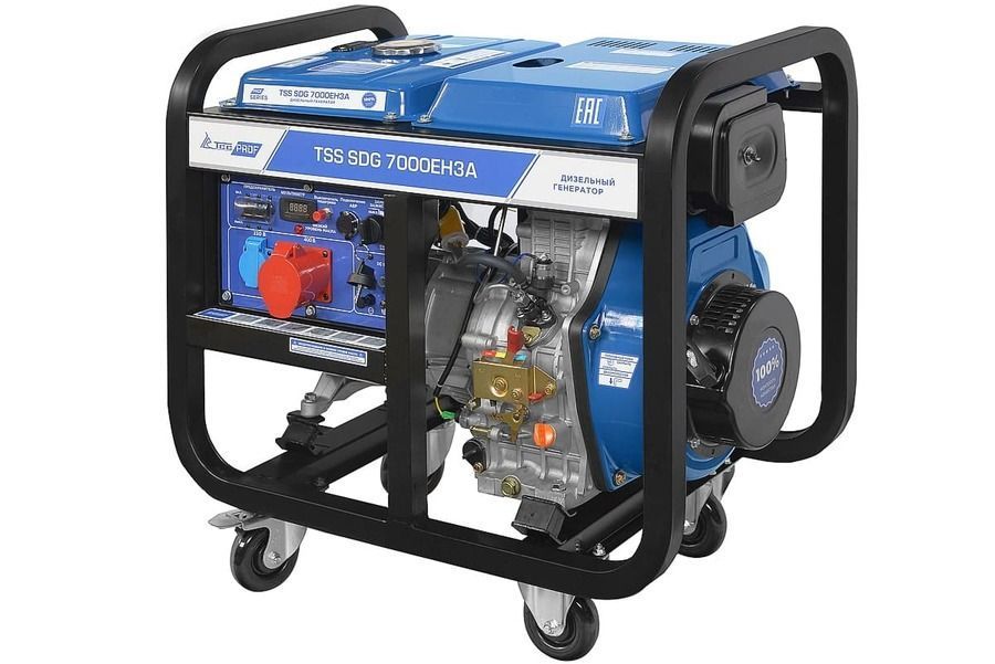 вид модели дизель генератор tss sdg 7000eh3a