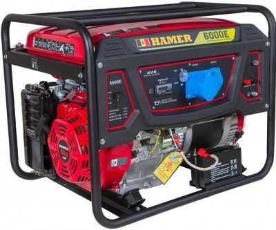Модель бензогенератор hamer 6000e-pro общий вид модели бензогенератор hamer 6000e-pro