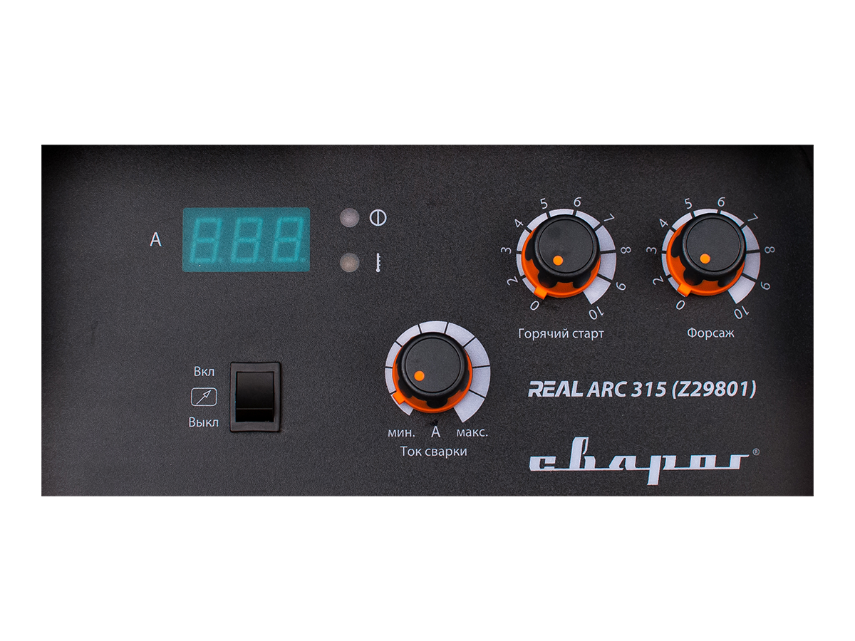 вид модели сварочный аппарат инверторный arc 315 "real" (z29801)
