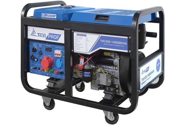 вид модели дизель генератор tss sdg 14000eh3a