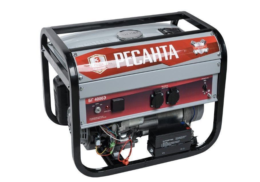 Модель генератор бензиновый ресанта бг 4000 э общий вид модели генератор бензиновый ресанта бг 4000 э