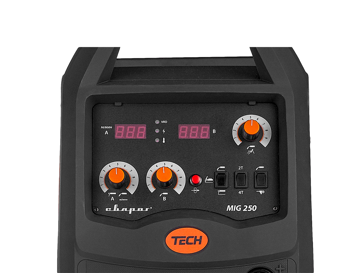 вид модели сварочный полуавтомат сварог mig 250 "tech" (n257)