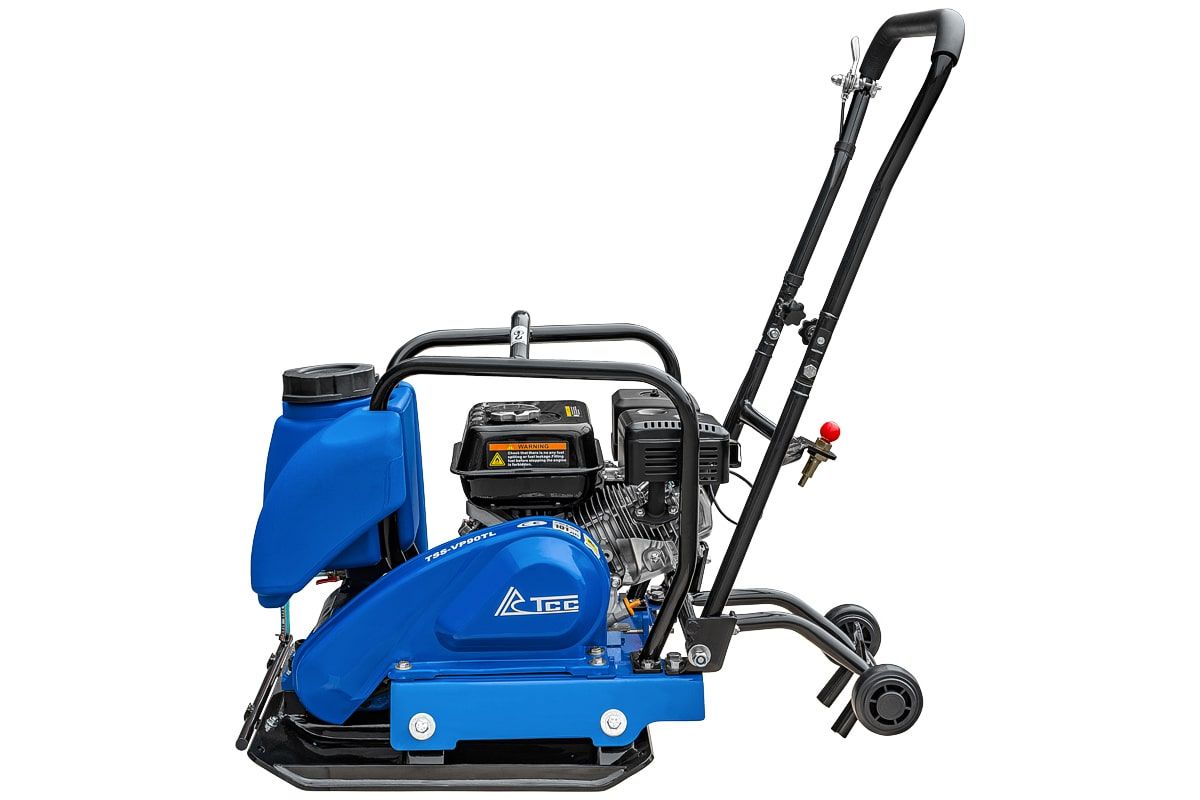 вид модели виброплита tss-vp90tl (колесный комплект, бак)