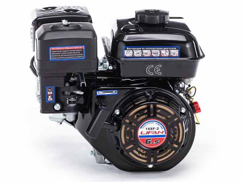 общий вид модели двигатель бензиновый lifan 168f-2 (вал 20 мм), 6.5 л.с