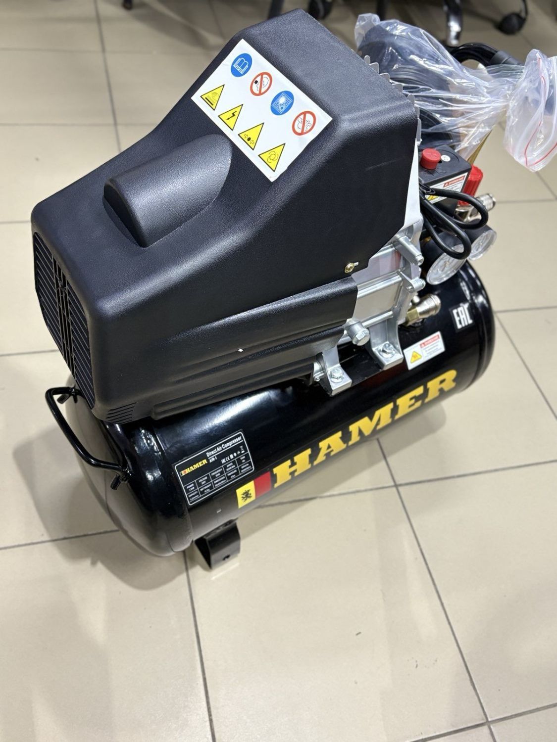 вид модели компрессор hamer air-1 (0155u) уценка