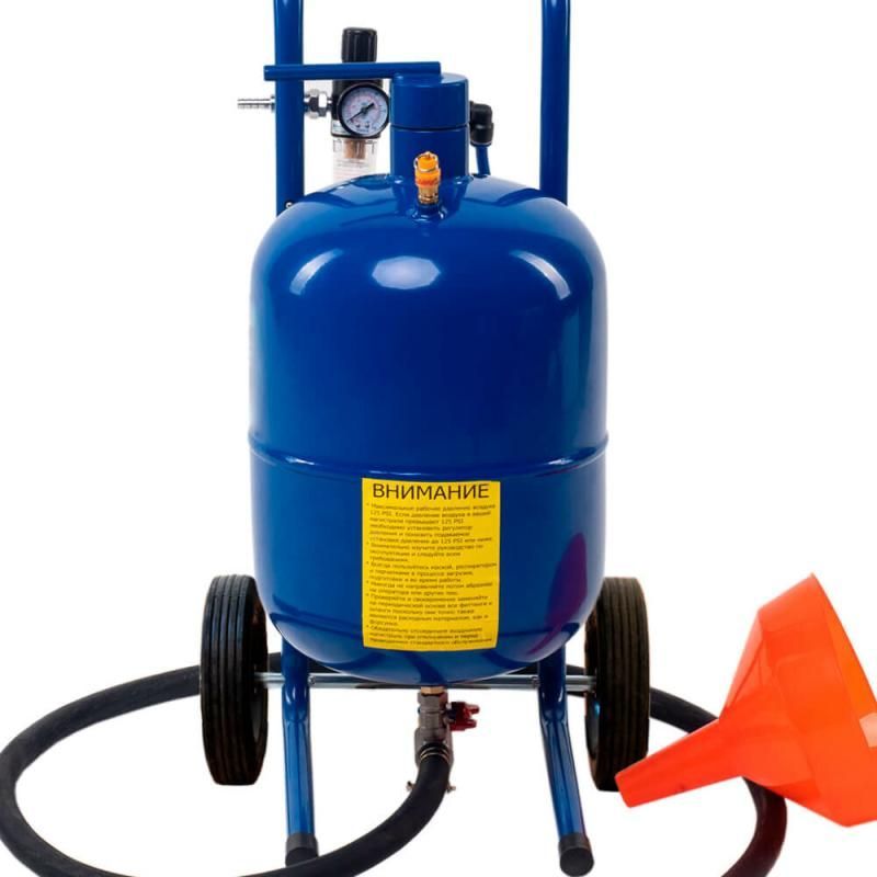 Как работает пескоструйный аппарат ZID.BY