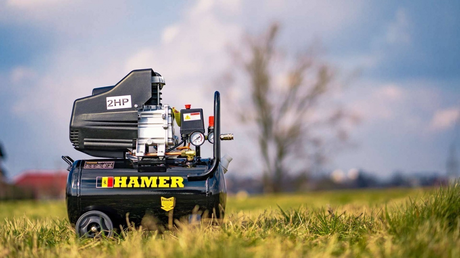 Компрессор HAMER AIR-1 (24L) вид модели компрессор hamer air-1 (24l)