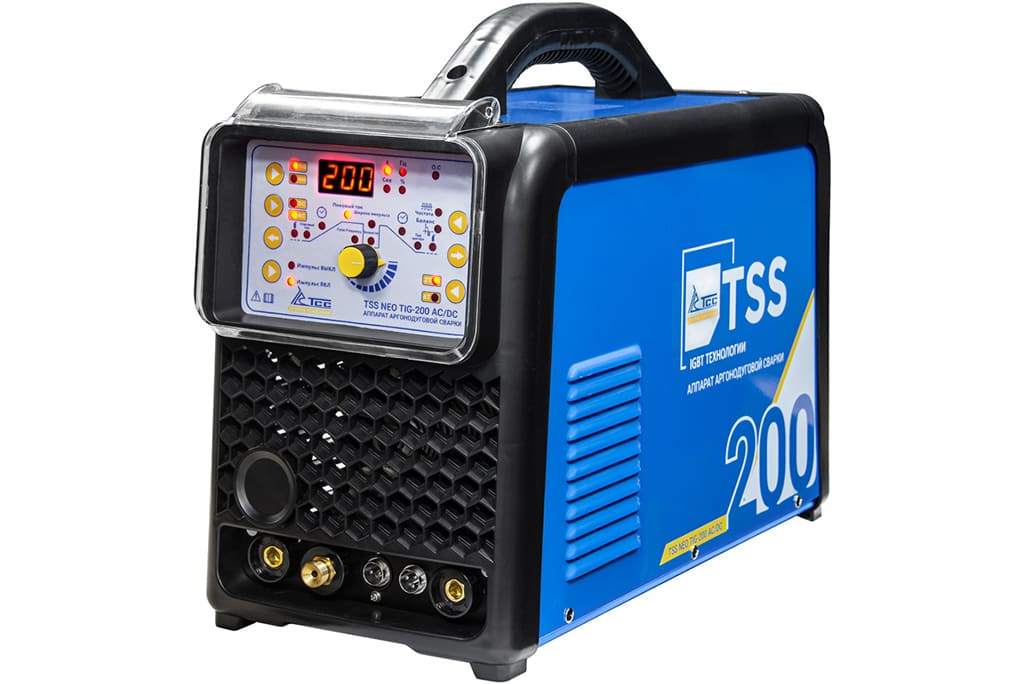 общий вид модели аппарат аргонодуговой сварки tss neo tig-200 ac/dc