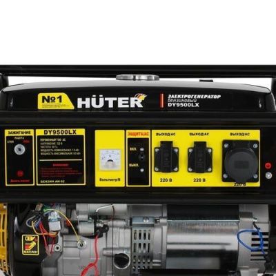 Генератор бензиновый Huter DY9500LX вид модели генератор бензиновый huter dy9500lx