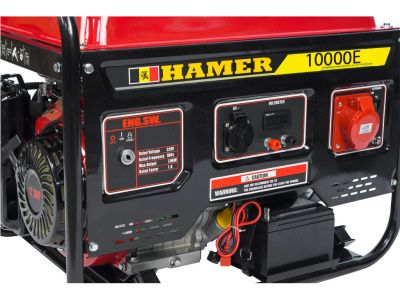 Бензогенератор HAMER 10000E вид модели бензогенератор hamer 10000e