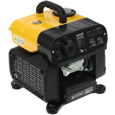 вид модели генератор бензиновый инверторный dn1500i huter
