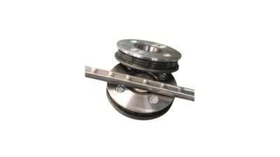 общий вид модели комплект роликов «плитка» на профильную трубу сечением 10х10 мм