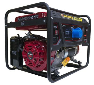 Бензогенератор HAMER 9000M-PRO вид модели бензогенератор hamer 9000m-pro