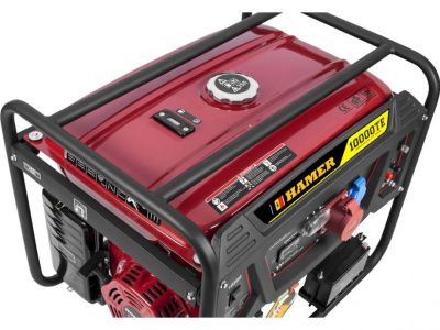 вид модели бензогенератор hamer 10000te-pro (трехфазный)