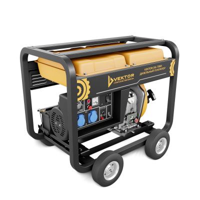 Генератор дизельный Vektor DG-7000 вид модели генератор дизельный vektor dg-7000
