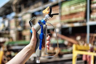 вид модели пистолет для безвоздушных окрасочных аппаратов dp-600