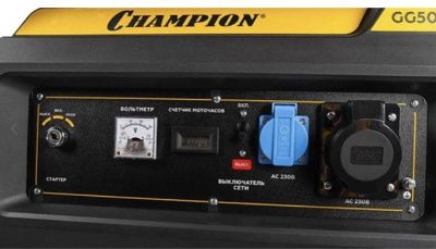 Генератор бензиновый Champion GG5000EW вид модели генератор бензиновый champion gg5000ew