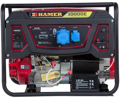 Бензогенератор HAMER 10000E-PRO вид модели бензогенератор hamer 10000e-pro