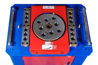 вид модели станок для гибки арматуры vektor gw50c с доводчиком