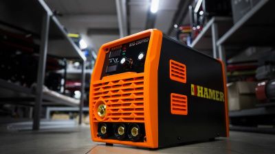 вид модели сварочный полуавтомат hamer mig-250pro