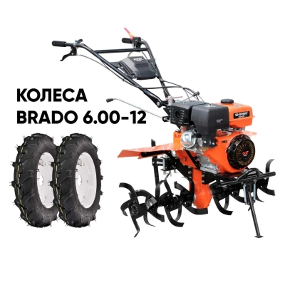 вид модели мотоблок skiper sp-1400se expert + колеса brado 6.00-12 (комплект)