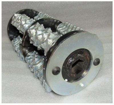 вид модели барабан с фрезами tss ms200