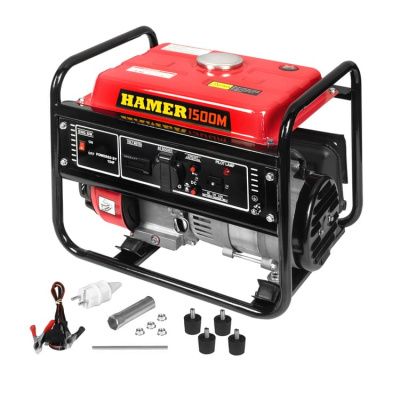 Генератор бензиновый HAMER 1500M вид модели генератор бензиновый hamer 1500m