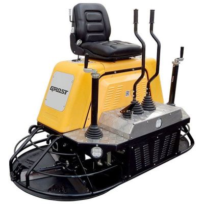 вид модели машина затирочная бензиновая двухроторная grost zmd-1000